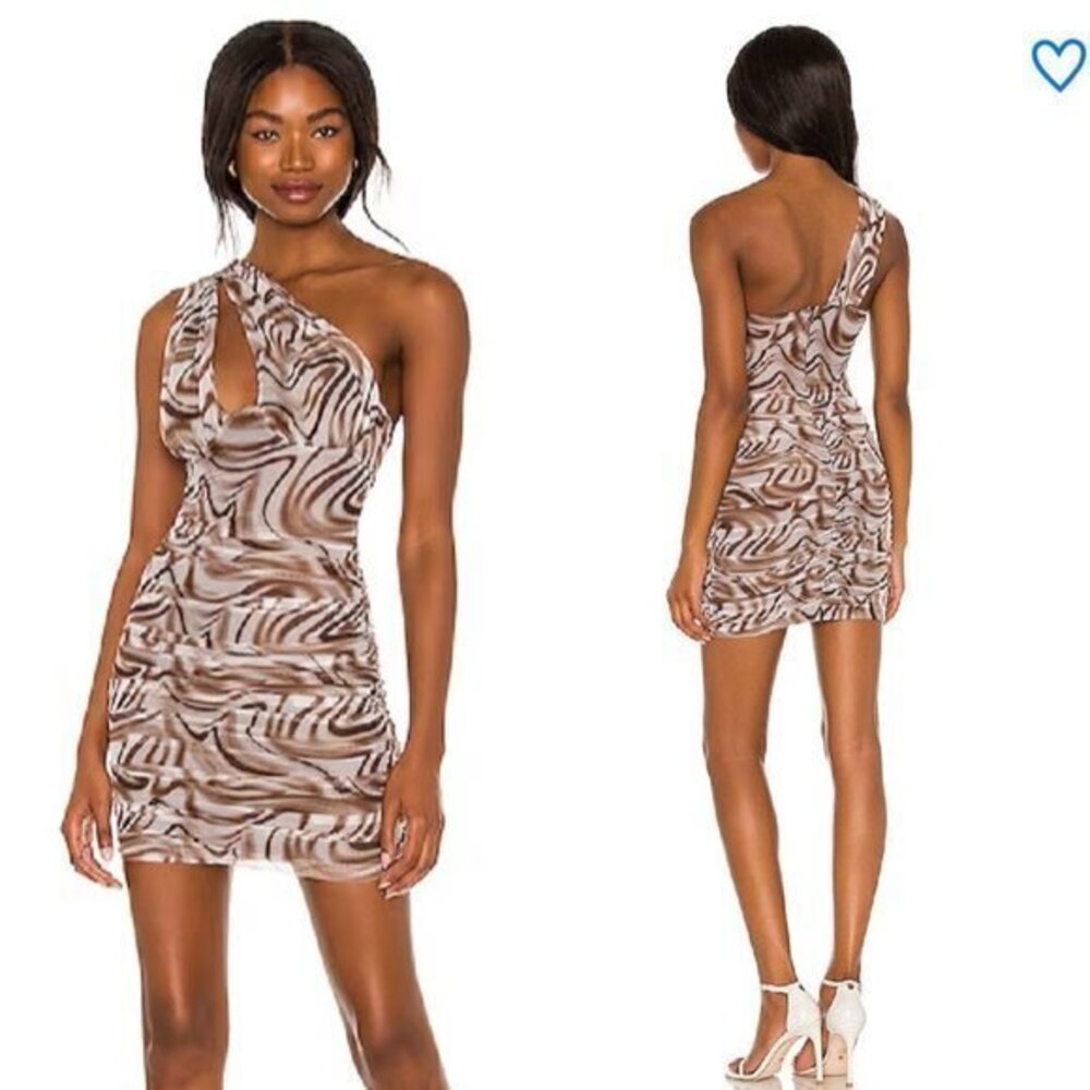 Superdown Kasey Mesh Mini Dress